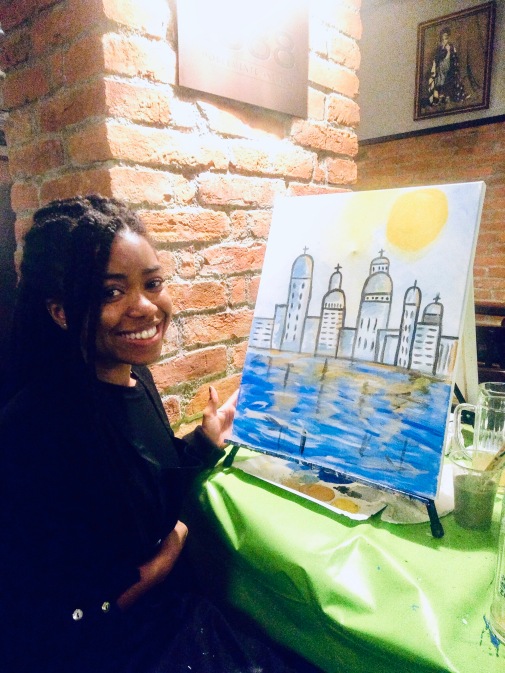 Paint and Sip class in Munich